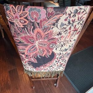 Gold, brown and orange coloured Women’s pashmina style scarf, 28” x 70”. $15